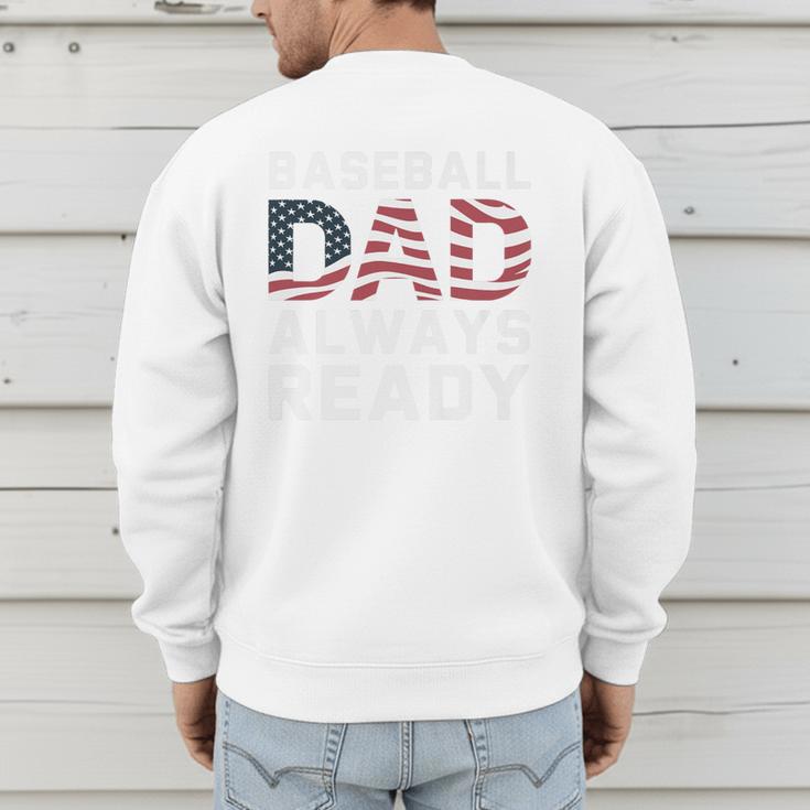 Homerun Baseball Dad Baseball Lovers Father Fathers Day Premium Men's Sweatshirt Back Print Homerun Baseball Dad Baseball Lovers Father Fathers Day Premium Men's Sweatshirt Back Print