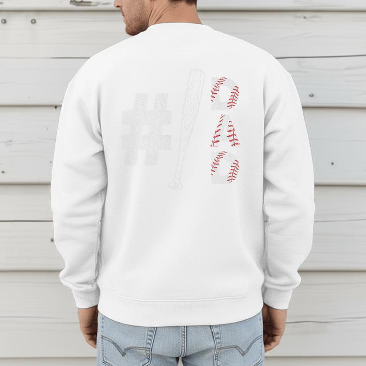 Number One Baseball Dad Fathers Day Baseball Player Dad Premium Men's Sweatshirt Back Print Number One Baseball Dad Fathers Day Baseball Player Dad Premium Men's Sweatshirt Back Print