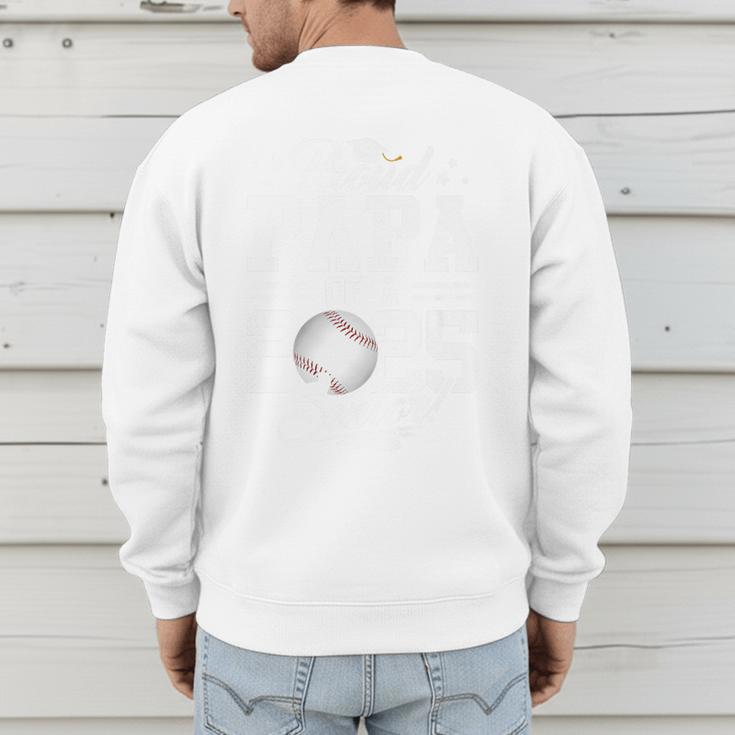 Proud Papa Of A 2025 Senior Graduate Baseball Dad Premium Men's Sweatshirt Back Print Proud Papa Of A 2025 Senior Graduate Baseball Dad Premium Men's Sweatshirt Back Print