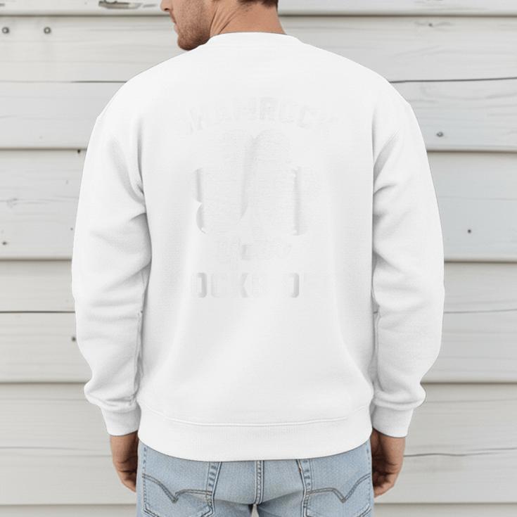 Shamrock Your Socks Irish Baseball Dad St Patricks Day Men's Sweatshirt Back Print Shamrock Your Socks Irish Baseball Dad St Patricks Day Men's Sweatshirt Back Print
