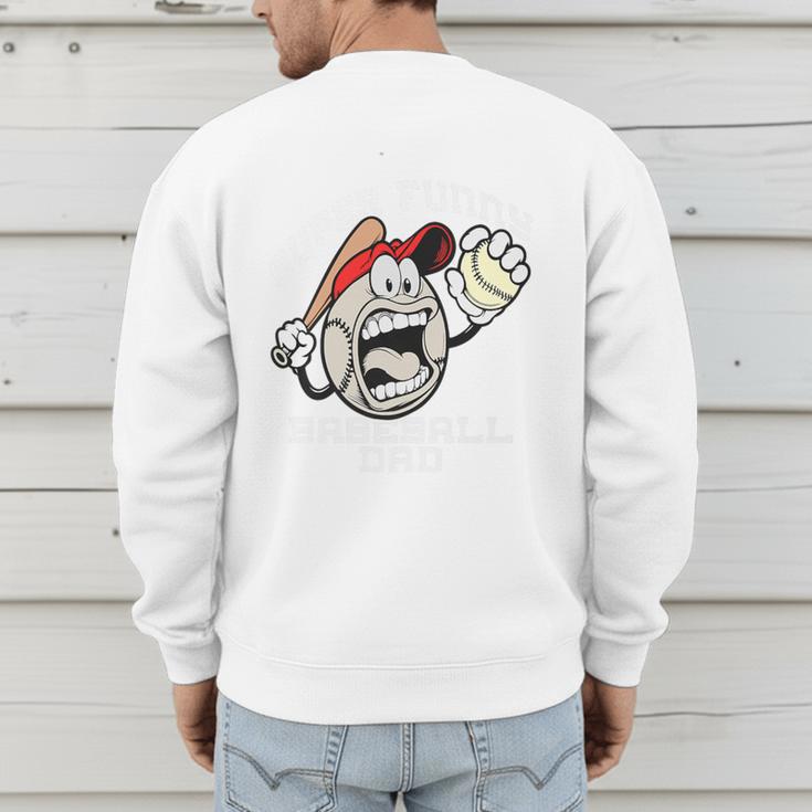 Super Baseball Dad Premium Men's Sweatshirt Back Print Super Baseball Dad Premium Men's Sweatshirt Back Print