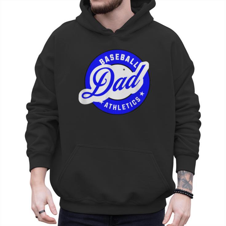 Baseball Dad Athletics For The Dad Who Loves Baseball Games Men Hoodie