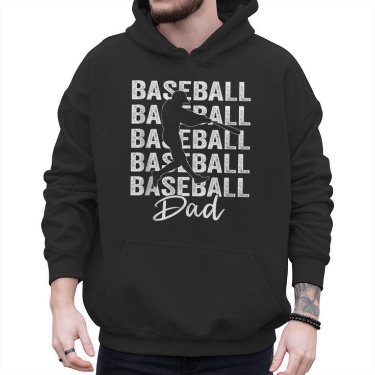 Baseball Dad Baseball Bat Sports Father's Day Men Men Hoodie
