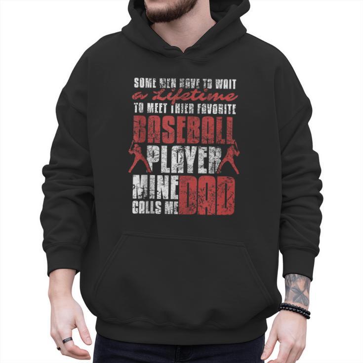 Baseball Dad Cute Love Sports Pitcher Catcher Baseball Men Hoodie