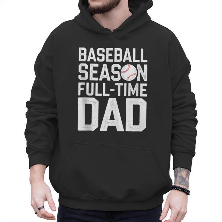 Baseball Dad Father Homerun Fathers Day Baseball Lovers Men Hoodie