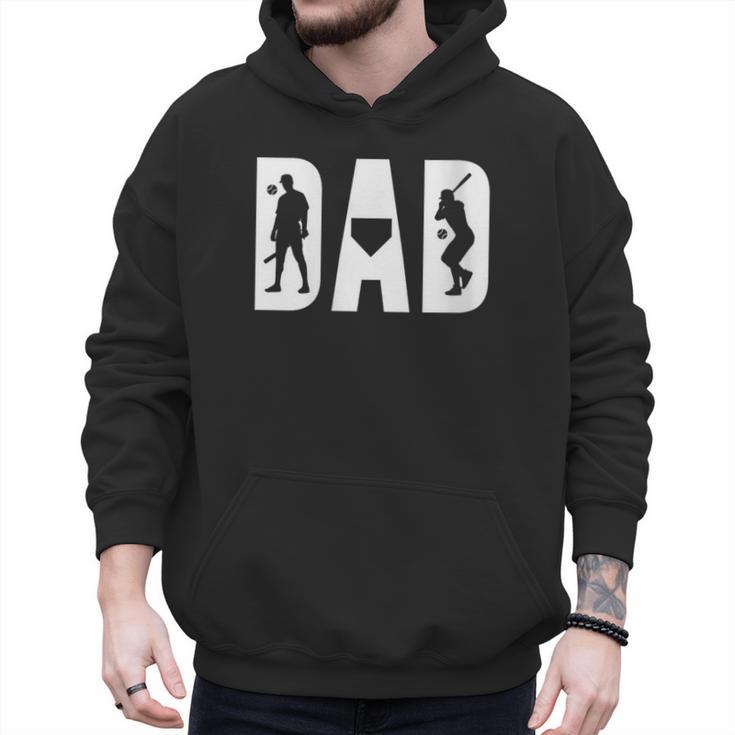 Baseball Dad Father's Day Birthday Baseball Graphic Men Hoodie