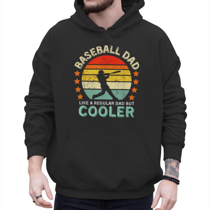 Baseball Dad Like A Regular Dad But Cooler Men Hoodie