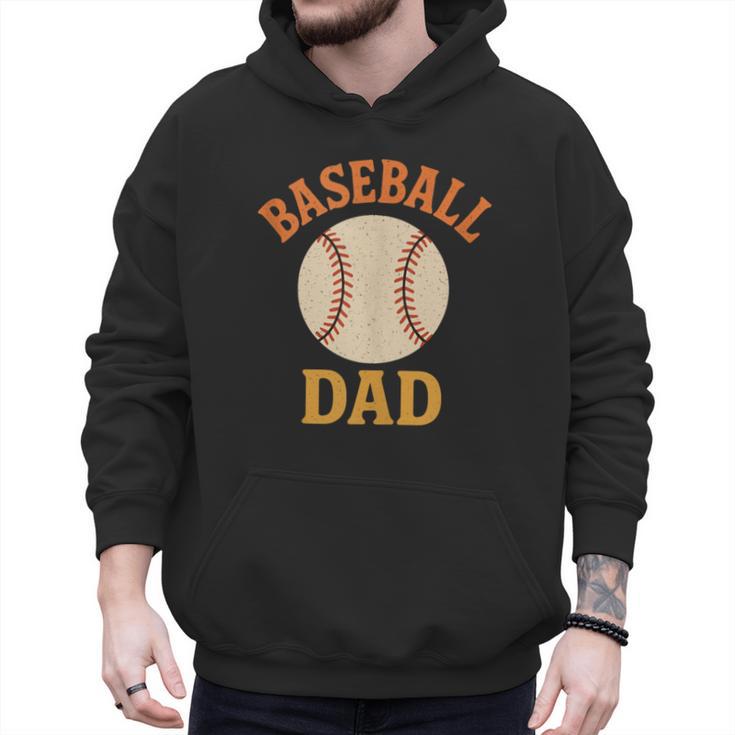 Baseball Dad Retro Vintage Father's Day Men Hoodie