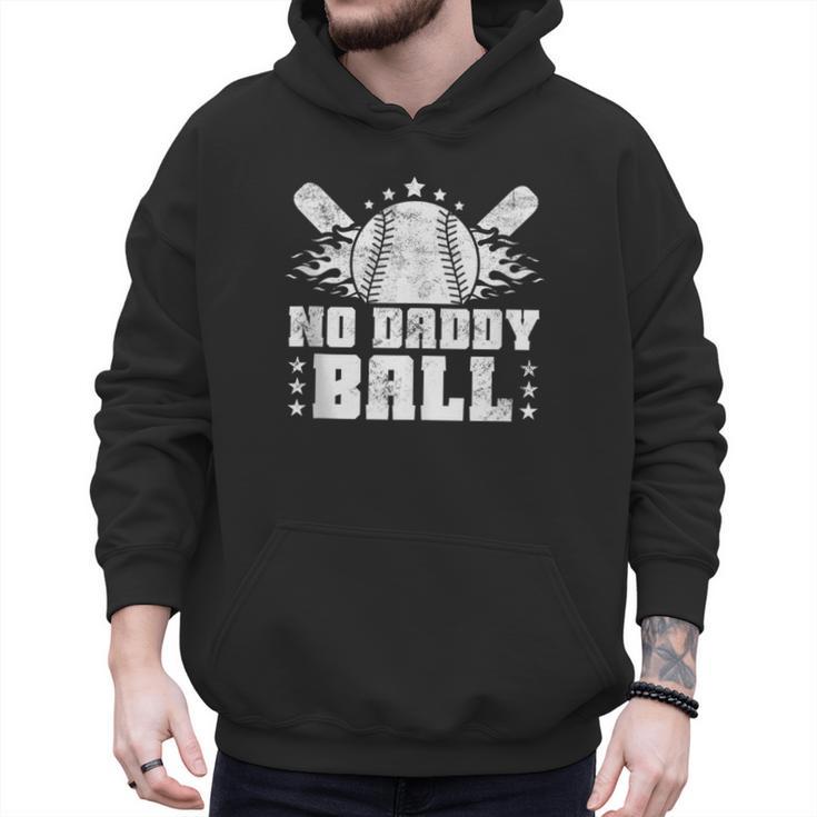 Baseball Dad Softball Game Fathersday Baseball Daddy Men Hoodie