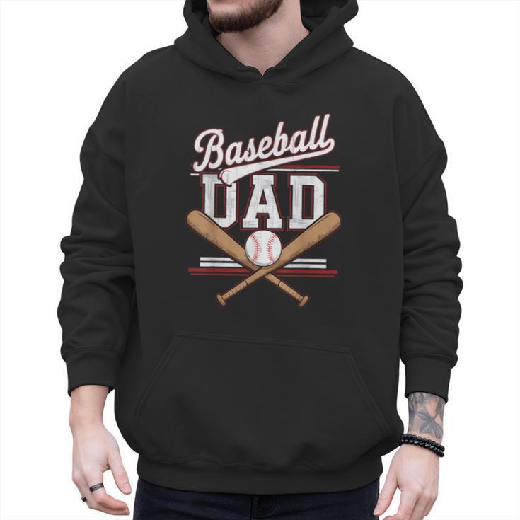 Baseball Dad Sports Lover Father's Day Father In Law Men Hoodie
