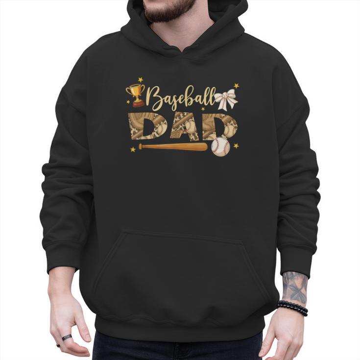 Baseball Dad Vintage Baseball Lover Men Hoodie
