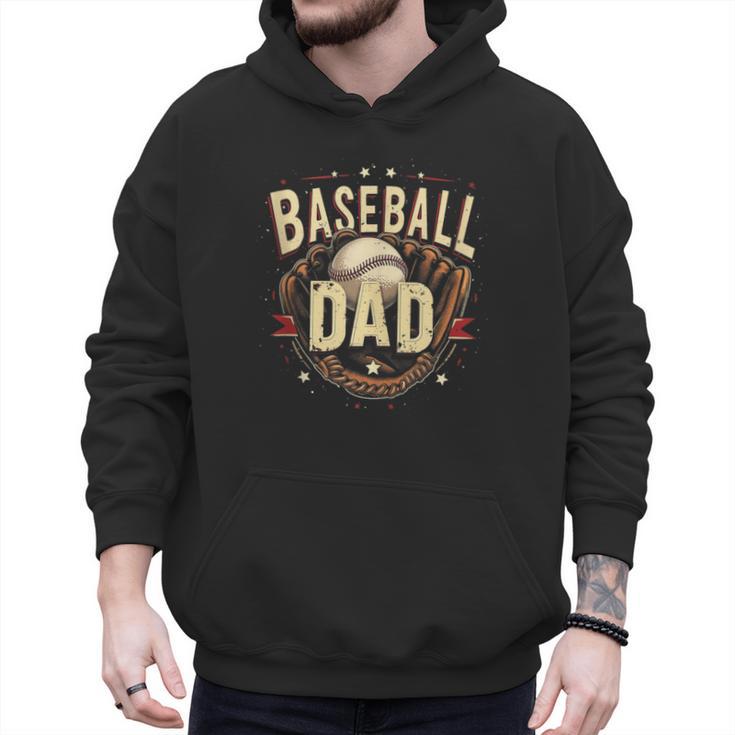 Baseball Dad Vintage Men Hoodie
