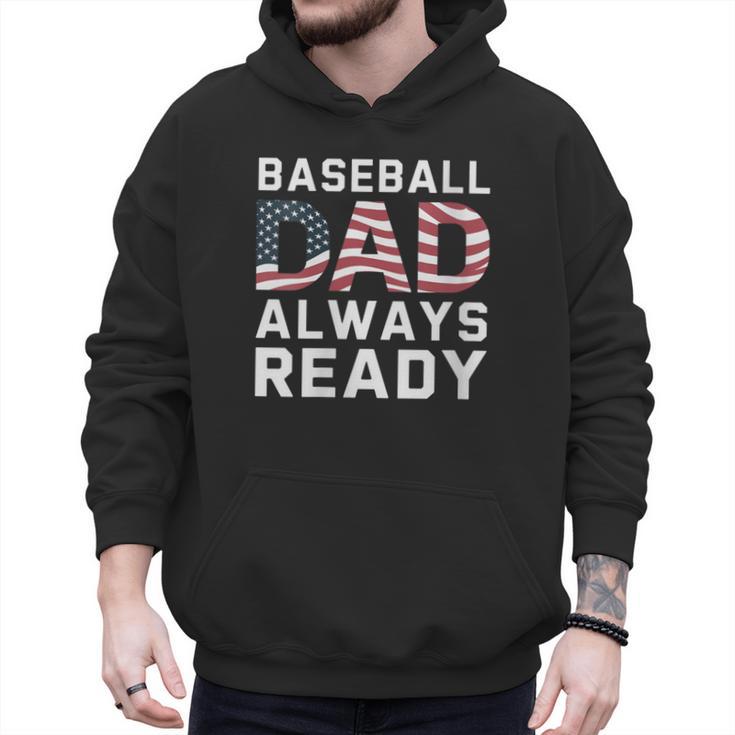 Homerun Baseball Dad Baseball Lovers Father Fathers Day Men Hoodie