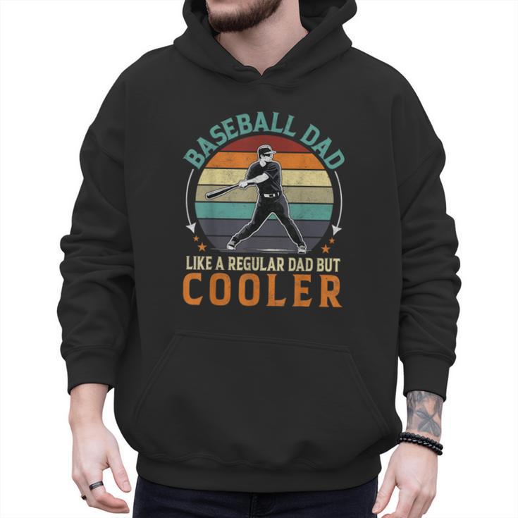 Men Baseball Dad Like a Regular Dad But Cooler Vintage Men Hoodie
