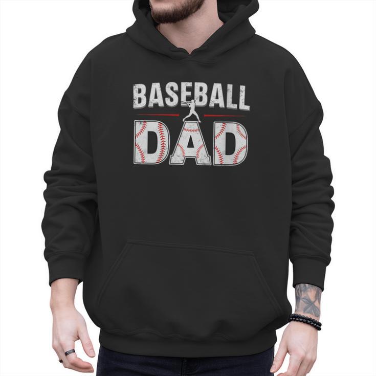 Softball Ball Dad Baseball Dad Parent Fathers Day Baseball Men Hoodie