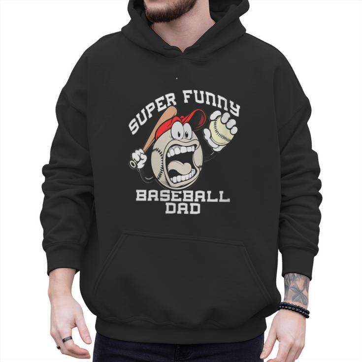 Super Baseball Dad Men Hoodie