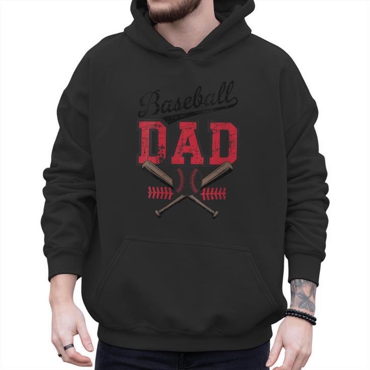 Vintage Baseball Dad Father's Day Game Day Toddlers Men Hoodie