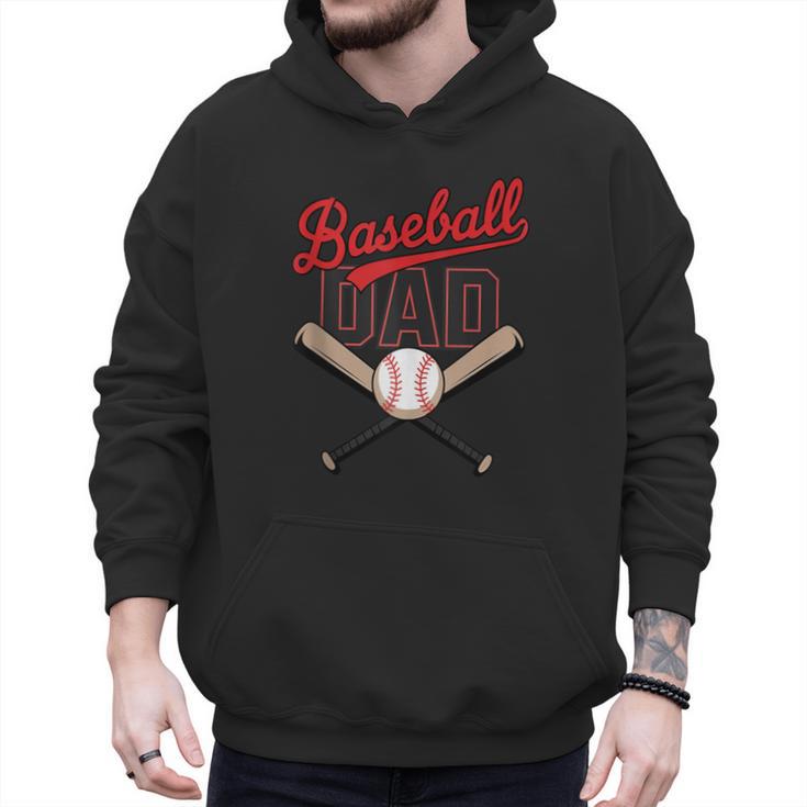 Vintage Baseball Dad Matching Family Father's Day Humor Dad Men Hoodie