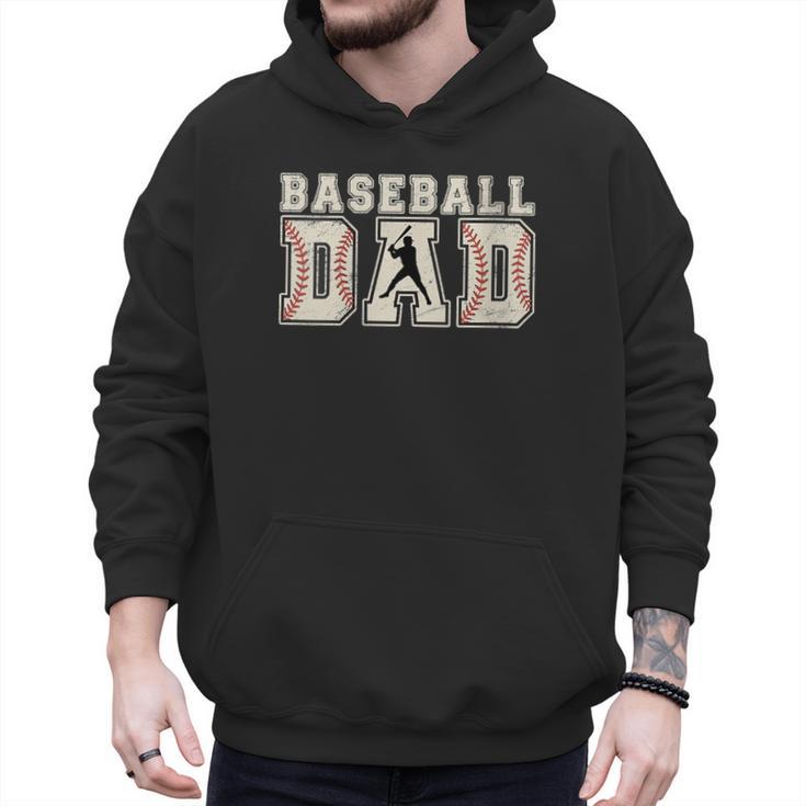 Vintage Baseball Dad Men Hoodie