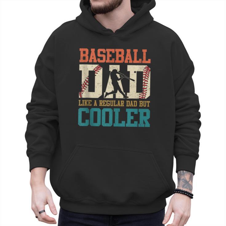 Vintage Baseball Dad Like a Regular Dad But Cooler Men Men Hoodie