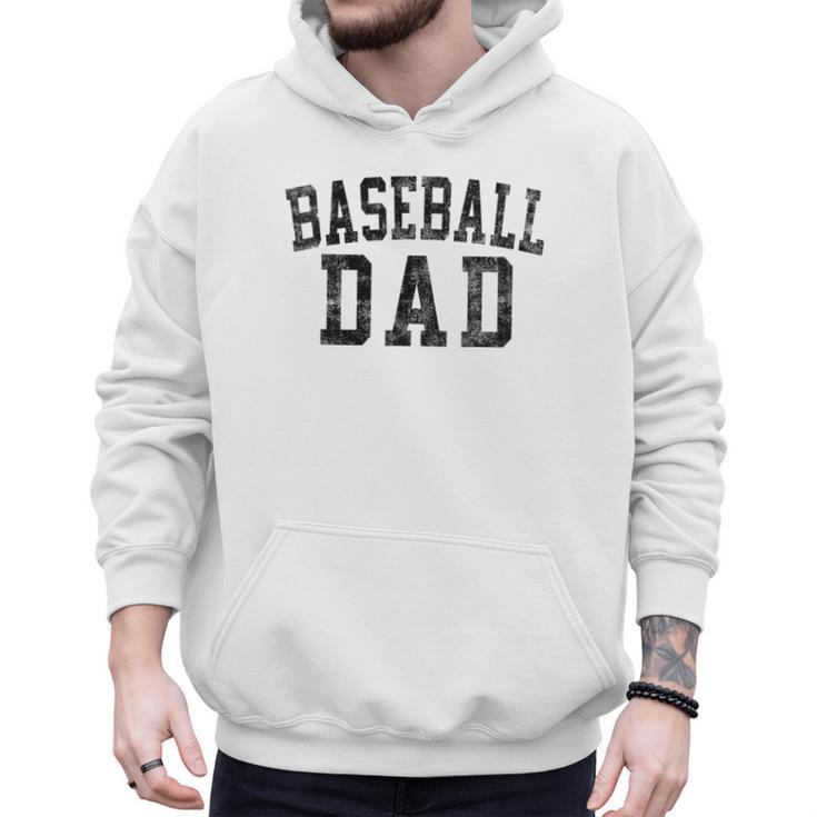 Baseball Dad Birthday Classic Bold Font Baseball Daddy Men Hoodie