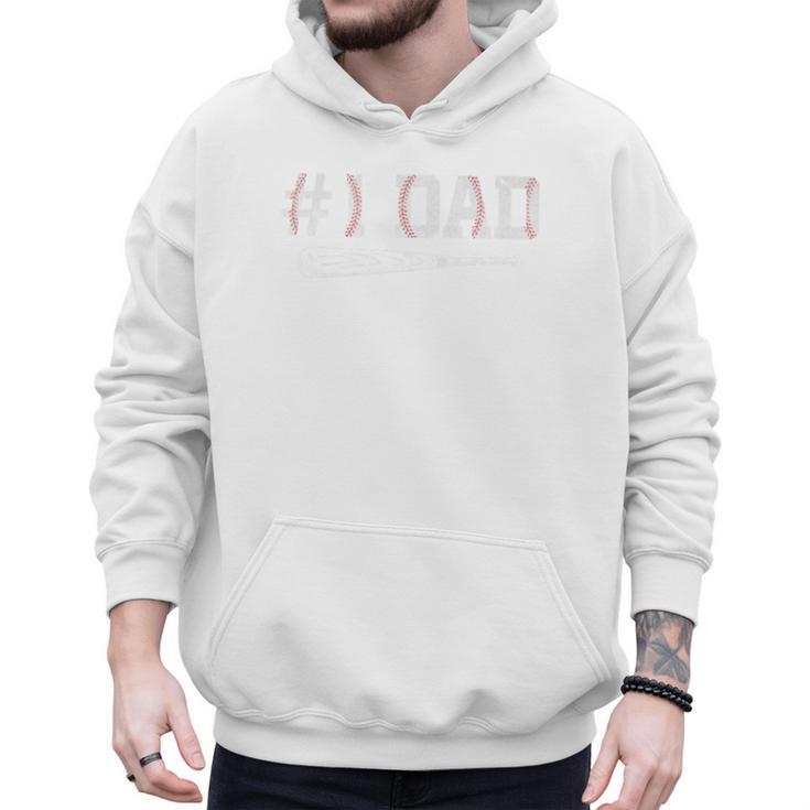 Baseball Dad Daddy Father's Day Number One Baseball Dad Premium Men Hoodie