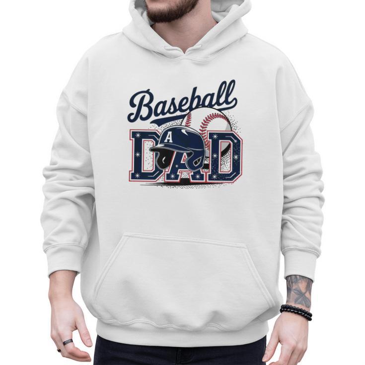 Baseball Dad Proud Fathers Sports Gear Premium Men Hoodie