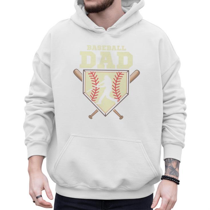Baseball Dad Sport Fan Father Premium Men Hoodie