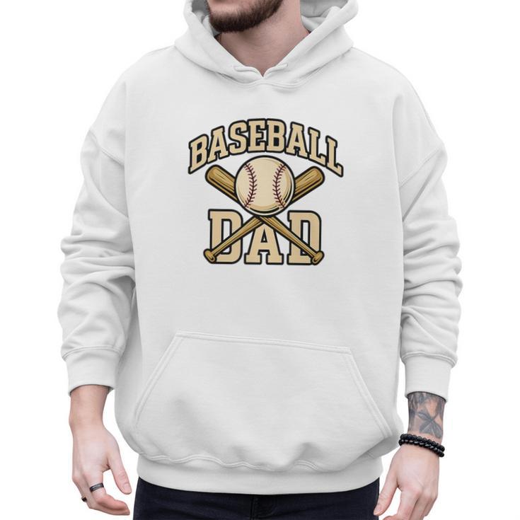 Baseball Dad Sports With Bats And Ball Graphic Premium Men Hoodie