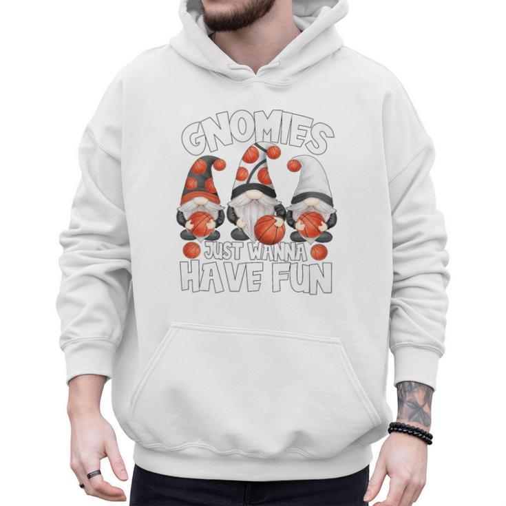 Basketball Gnomies Have Fun For Baseball Dad And Coach Premium Men Hoodie