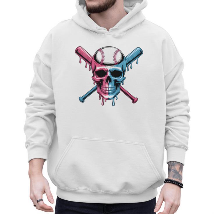 Cool Baseball Ice Cream Dripping Baseball Dad Baseball Lover Premium Men Hoodie
