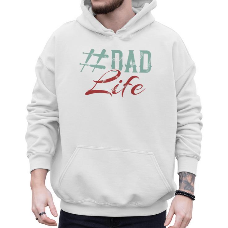 Dad Life Softball Baseball Daddy Sports Father’s Day Premium Men Hoodie