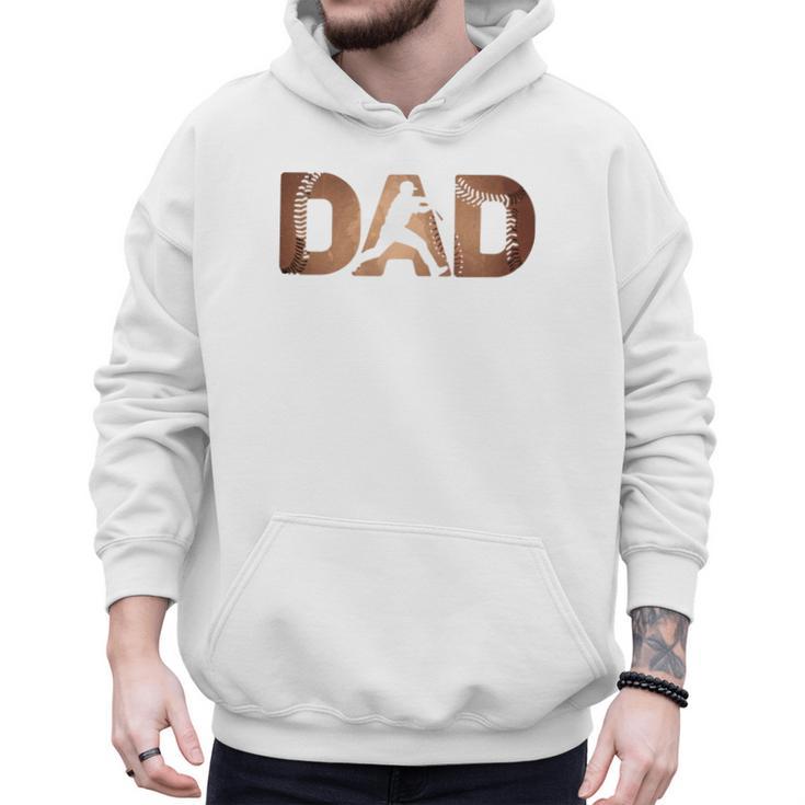 Fathers Day Baseball Player Baseball Dad Premium Men Hoodie
