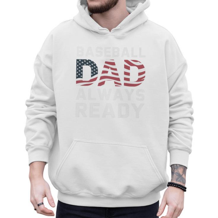 Homerun Baseball Dad Baseball Lovers Father Fathers Day Premium Men Hoodie