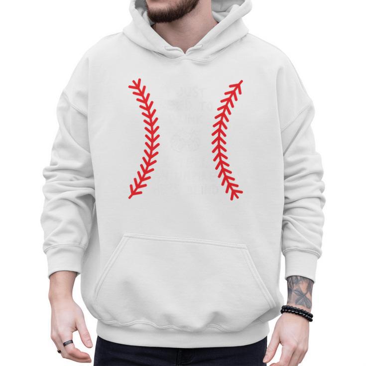 Need To Drink And Tell An Umpire He's Blind Baseball Dad Premium Men Hoodie