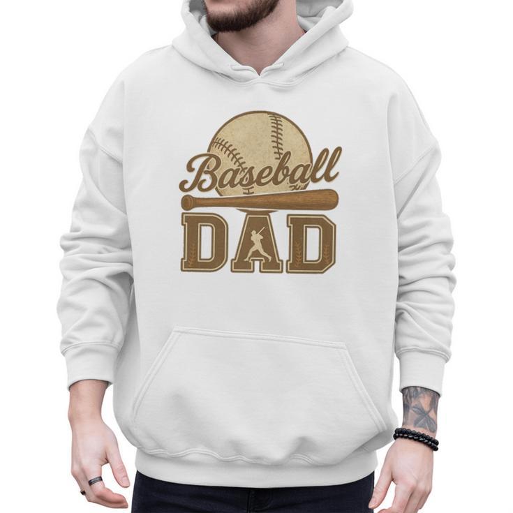 Retro Vintage Baseball Dad Summer Sports Lover Fathers Day Premium Men Hoodie