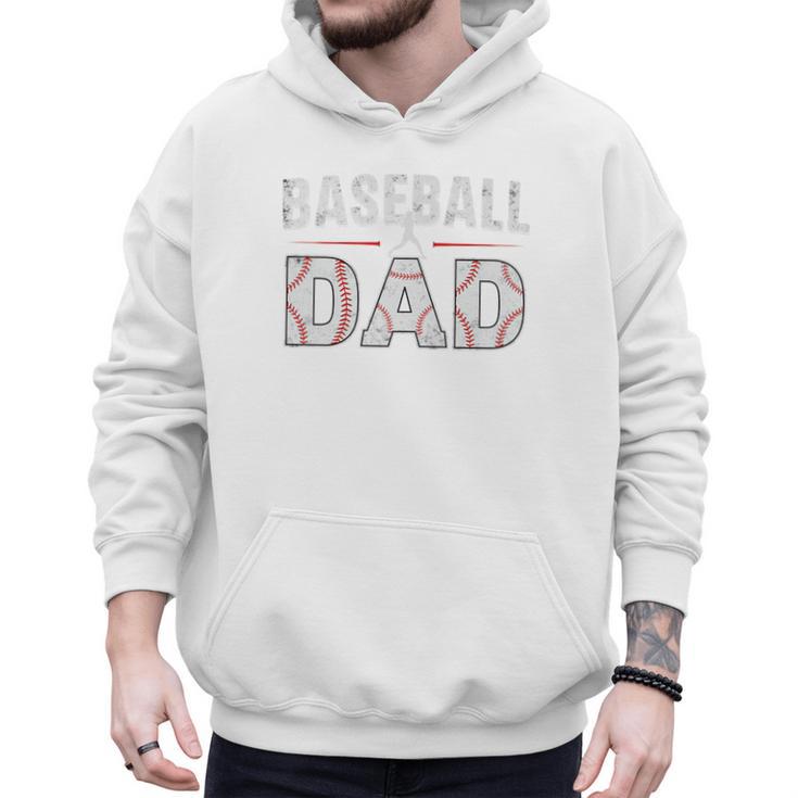 Softball Ball Dad Baseball Dad Parent Fathers Day Baseball Premium Men Hoodie