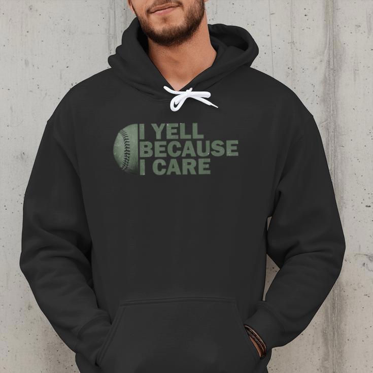 Baseball Art For Men Humor Baseball Dad Men Hoodie