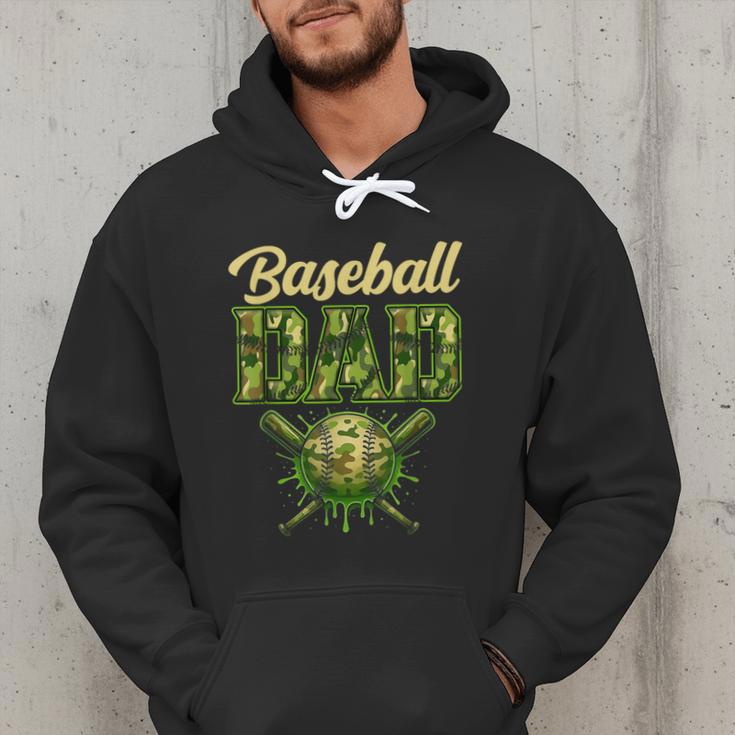 Baseball Dad Camo Ice Cream Baseball Father's Day Men Hoodie Baseball Dad Camo Ice Cream Baseball Father's Day Men Hoodie