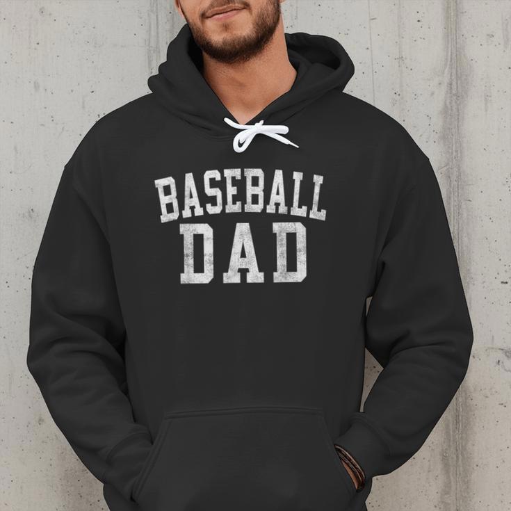 Baseball Dad Classic Bold Font Father's Day Daddy Men Hoodie Baseball Dad Classic Bold Font Father's Day Daddy Men Hoodie