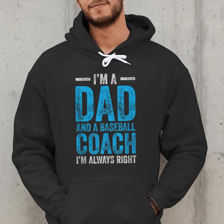 Baseball Dad Coach Father's Day Men Hoodie Baseball Dad Coach Father's Day Men Hoodie