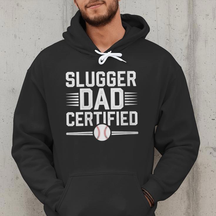 Baseball Dad Father Fathers Day Baseball Lovers Homerun Men Hoodie