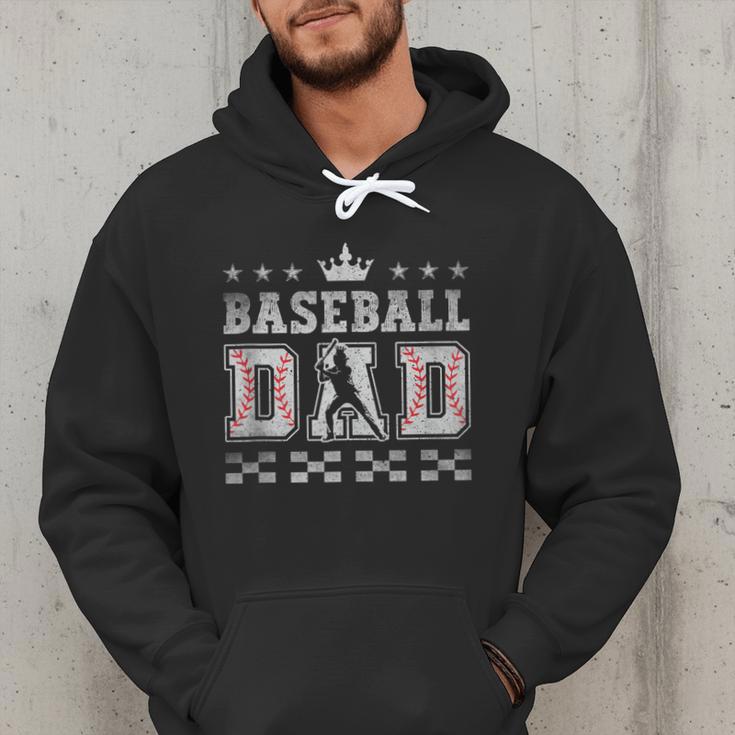 Baseball Dad Father's Day Baseball Father Retro Vintage Men Hoodie Baseball Dad Father's Day Baseball Father Retro Vintage Men Hoodie