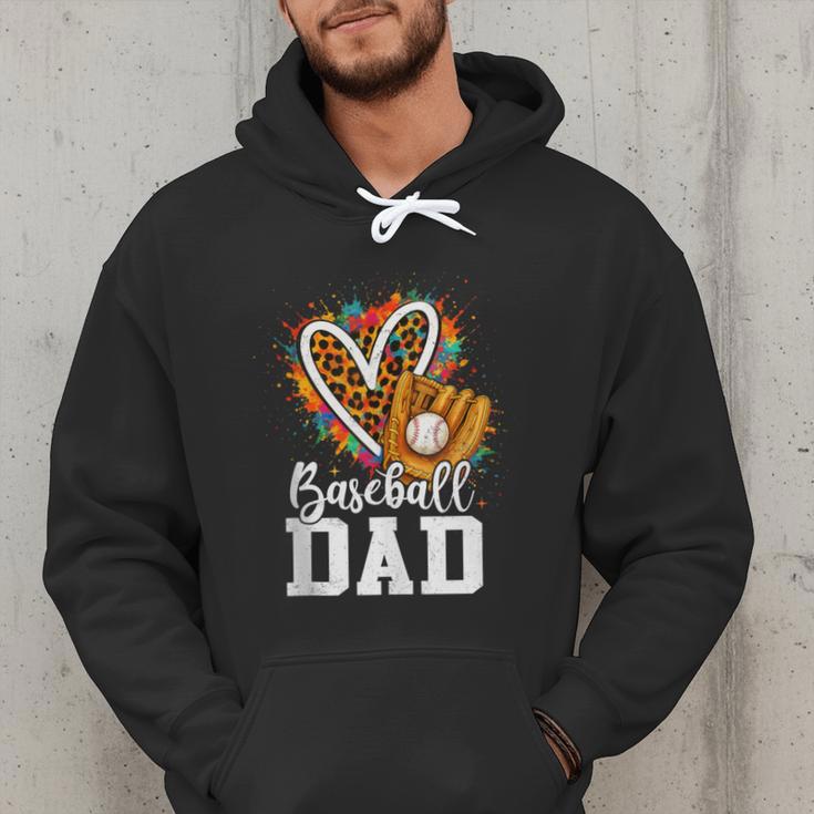 Baseball Dad Fathers Day Men Hoodie Baseball Dad Fathers Day Men Hoodie