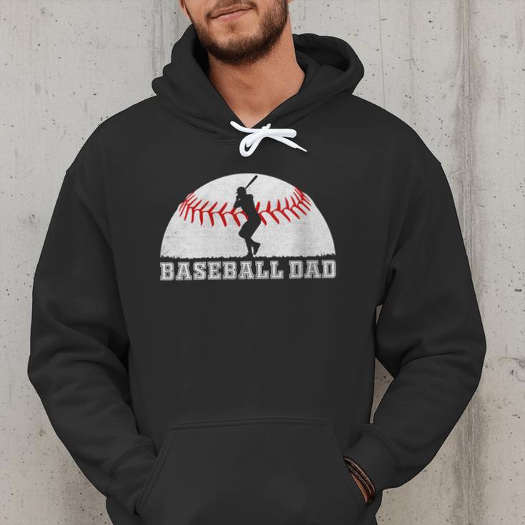 Baseball Dad Father's Day Men Sports Lover Men Hoodie