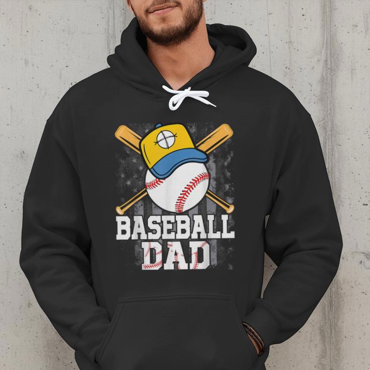 Baseball Dad Happy Fathers Day For Men Boys Kids Men Hoodie Baseball Dad Happy Fathers Day For Men Boys Kids Men Hoodie