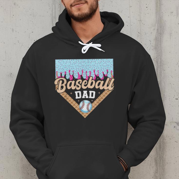 Baseball Dad Ice Cream Drip Fathers Day Men Hoodie Baseball Dad Ice Cream Drip Fathers Day Men Hoodie