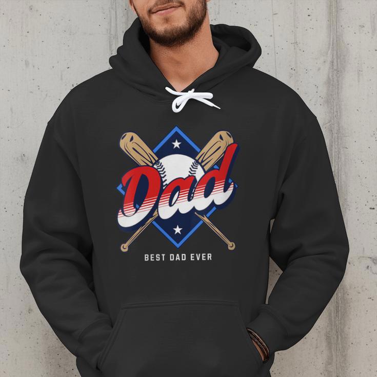 Baseball Dad Baseball Men Hoodie