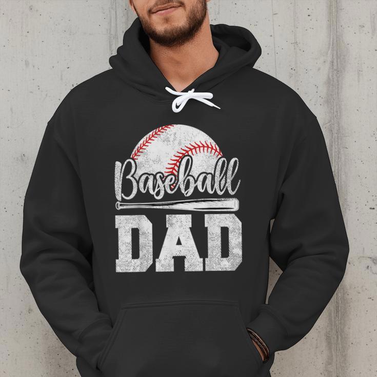 Baseball Dad Baseball Player Game Day Father's Day Men Hoodie Baseball Dad Baseball Player Game Day Father's Day Men Hoodie
