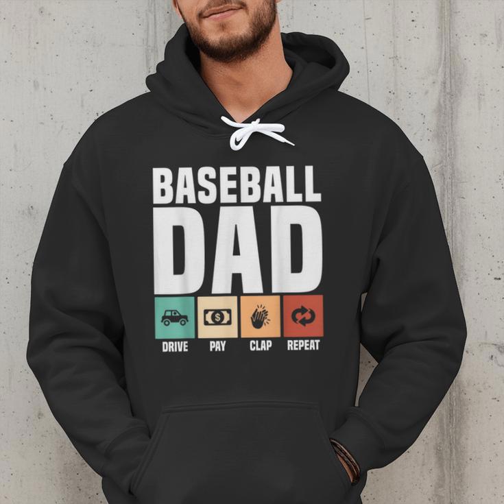 Baseball Dad Proud Little Slugger Father Humor Men Hoodie Baseball Dad Proud Little Slugger Father Humor Men Hoodie